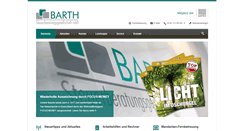 Desktop Screenshot of barth-steuerberatung.de