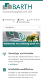 Mobile Screenshot of barth-steuerberatung.de